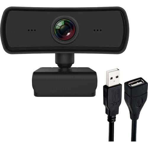 Autofocus HD Webcam 1440P Wide USB2.0 HD Video Webcam with Noise-reduction Microphone for PC/Laptop with 3 meter Extension Cable