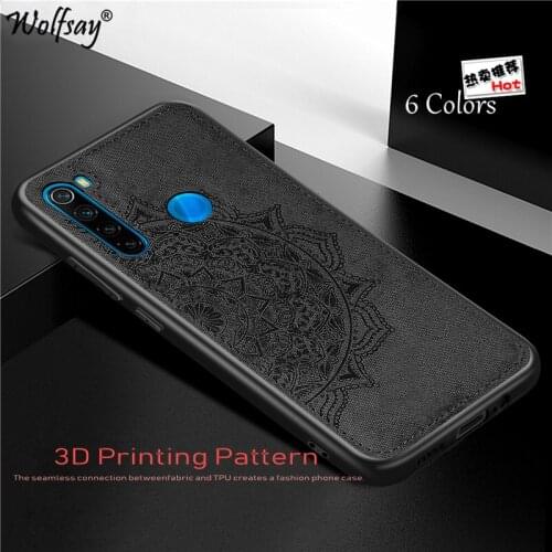 Cotton Fabric Case For Xiaomi Redmi Note 8T Case Redmi Note 8t 8 9 Pro Max 9S 7A 8 8A 6A Magnetic Phone Case Redmi Note 8T Cover