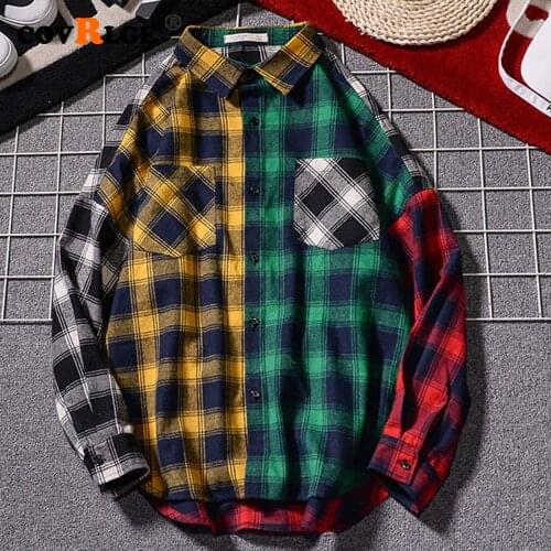 Covrlge Mens Flannel Shirts