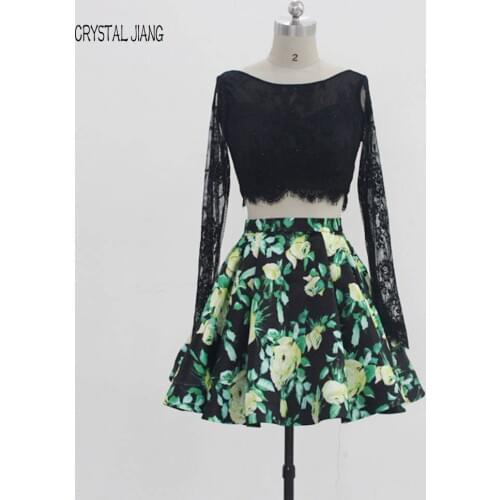 Женские платья с длинным рукавом CRYSTAL JIANG China At AliExpress