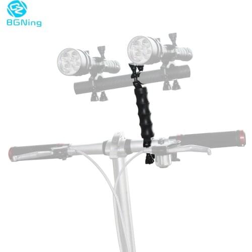 BGNing Aluminum Alloy Motorbike Clip Support Bracket Bike Bicycle Handlebar Mount Holder Extension Arm for 21-30mm Diameter Tube