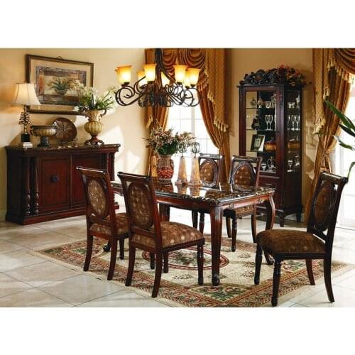 Kitchen Dinning table, antique style solid wood dining table/chair Mutfak yemek masası GH159