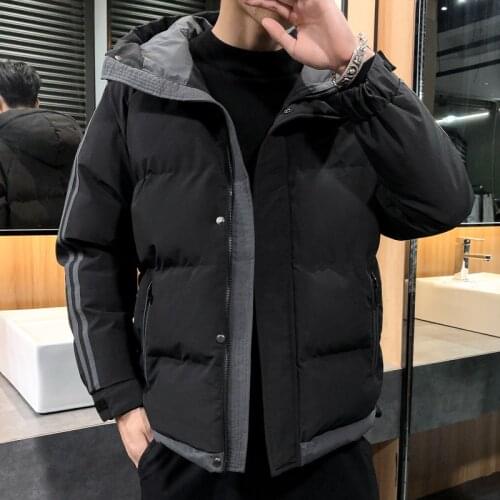 LENTHIMEN Men's Parkas With A Hood
