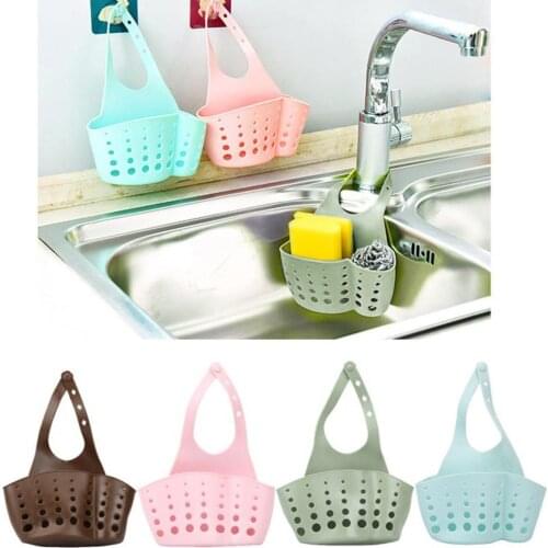Hot sell New Kitchen Organizer And Storage Accessories Portable Home Kitchen Hanging Bag Basket Bath Storage Tools Sink Holder