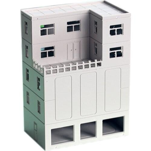 New N 1/100 HO 72 64 50 Scale Modern Architecture Model Plastic Assembly Building Kits Train Diorama Railway Layout