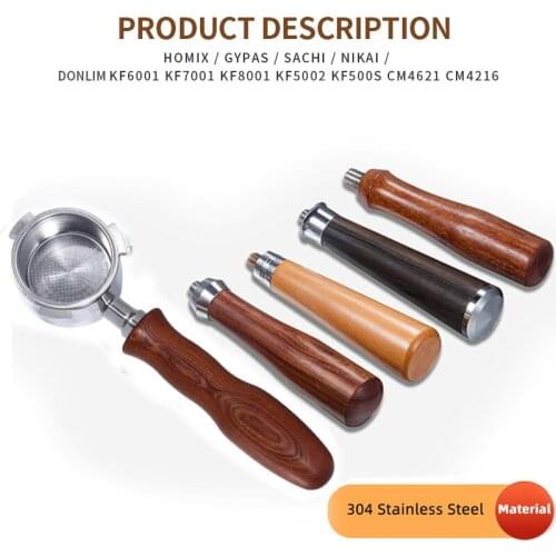 51mm Coffee Bottomless Naked Portafilter For Homix Gypas Sachi Nikai Replacement Filter Basket Barista Tools Espresso Machine