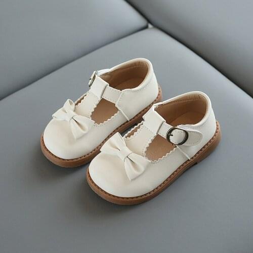 Girls' Shoes Bow Princess Shoes Summer New Fashion Soft Bottom Small Leather Shoes Baby Girl Shoes