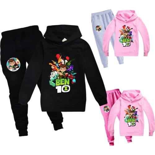 2020 Autumn Boy Set Boys Hooded T-Shirt Pants Children Sports Suit Kids Boy Clothes Sets Teen Girl Clothing ben Baby Girls Tops