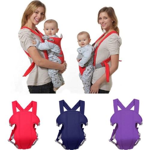 Baby Carrier Front Back Carry Babies Infant Toddler Adjustable Safety Carriers 360 Four Position Lap Strap Soft Sling Carriers