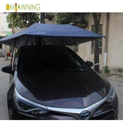 Foldable Automatic Outdoor Sun Protection Car Parking Tent Umbrella 4.45*2.3m