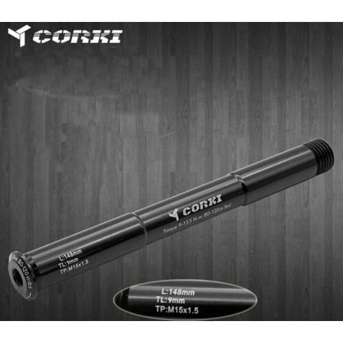 Ultralight Mountain Bike Bicycle Front Hubs Tube Shaft for 100*15 Fork Pike DJ RC RCT3 Thru Axle Lever Thru Axle Lever Bike part