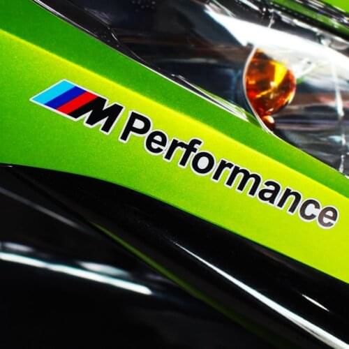 Car Styling Vinyl Decals Bicycle Motocross Stickers Motorcycle Fuel Tank Sticker for Performance M Power Motorrad