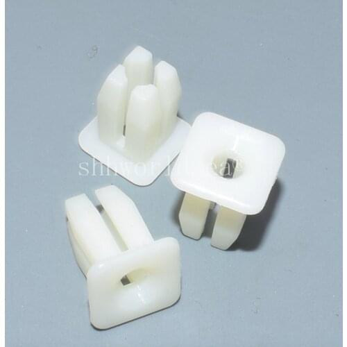 100PCS Free Shipping Nylon White For Ford 379830-S 1986-On Auto Clips And Fasteners Clips Automotive Plastic Fasteners For Cars