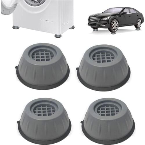 4Pcs Washing Machine Dryers Rubber Feet Mat Anti-vibration Non-slip Refrigerator Furniture Universal Pad Bathroom Accessories