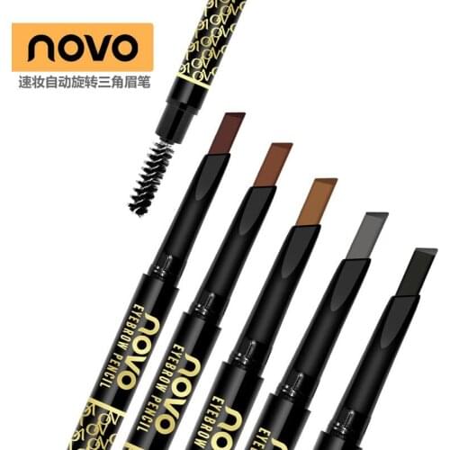 5 Colors Ultra Fine Triangle Eyebrow Pencil Precise Brow Definer Long Lasting Waterproof Black Brow Makeup Cosmetic