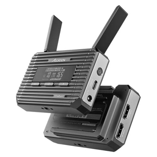 ACCSOON CineEye 2 II Mini Wireless Video Audio Transmitter Receiver Transmission Video Transmitter 1080P Video Audio 400ft