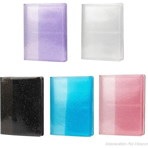 64 Pockets 3 Inch Quicksand Photo Album Mini Instant Picture Case Storage Organizer for Mini 11/9/8/8+ D30 20 Dropshipping