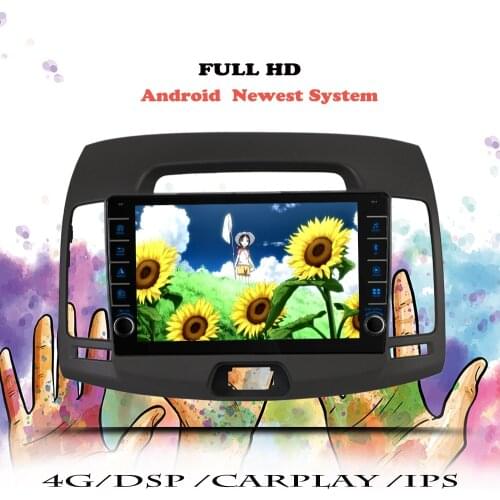 Car Radio For Hyundai Elantra 4 2006 2007 2008 2009 2010 2011 2012 Android 10 Multimedia Player Navigation GPS DVD Tape Recorder