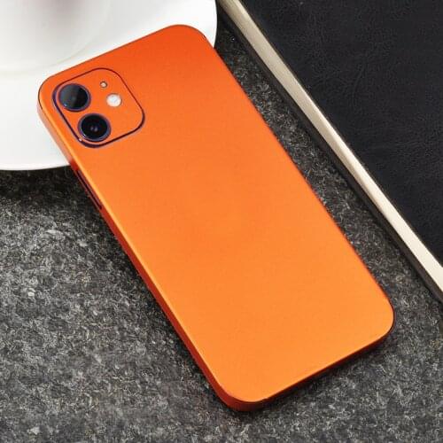 Colorful Matte Skins Film Wrap Skin Phone Back Sticker For iPhone 12 Pro Max 12 Mini 11 Pro XS MAX XR X 8 7 6 6S Plus SE 2020