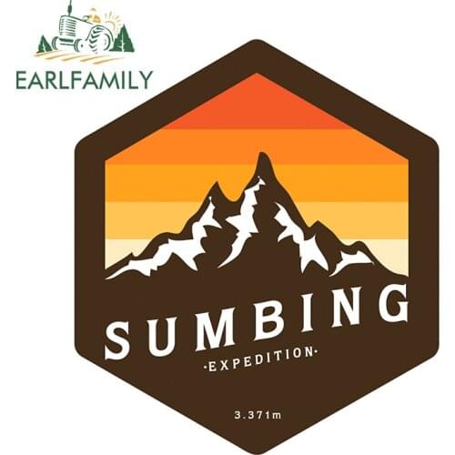 EARLFAMILY 13cm x 11.4cm for Adventure Awaits Car Assessoires Stickers ATV RV Decal Waterproof Occlusion Scratch Decoration