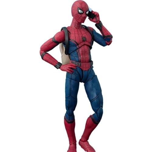 Disney Marvel Legand Anime Action Figure Avengers Spiderman Figma Superhero Doll 26cm PVC Movable Joints Model Children Toys Kid