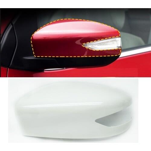 CAPQX For Nissan Tiida 2016 2017 2018 Car Outside Rearview Mirror Cover Rear View Mirror Housing Lid Reversing Mirror Shell