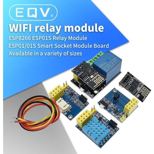 ESP8266 ESP-01S 5V WiFi Relay Module DS18B20 DHT11 Things Smart Home Remote Control Switch for Arduino Phone APP