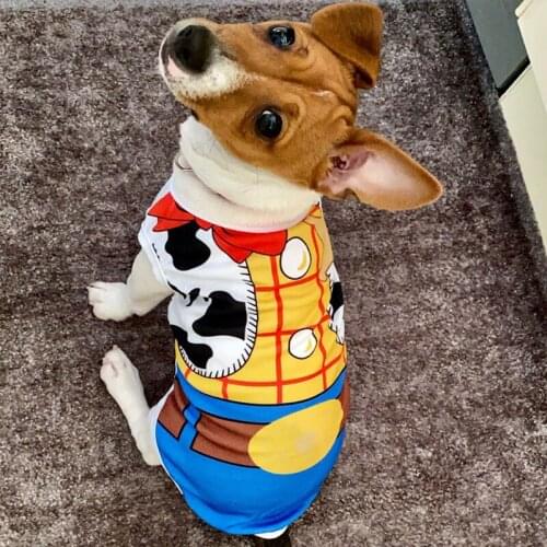 Cartoon Dog Shirt Summer Cat Small Dog Clothes Chihuahua Tshirt Puppy Vest Yorkshire Terrier Pet Clothes Ropa Perro Pet Clothing