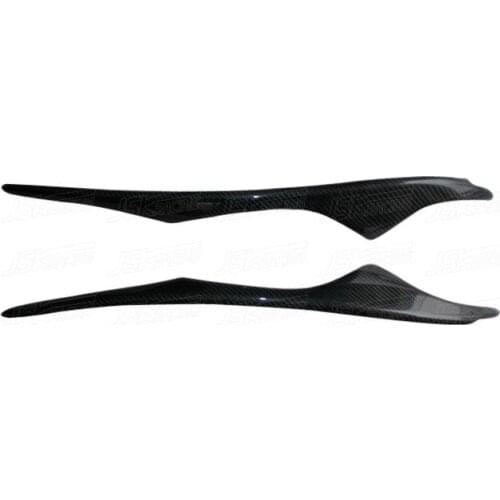 Carbon Fiber Headlight Eyelids Eyebrows for 2009-2013 Honda Jazz Fit Type B