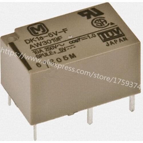 Wholesale 10pcs/lot DK1A-5V-F 10A 4feet relay