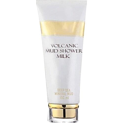 New Whitening Volcanic Mud Bath Milk Cream Body Wash Exfoliating Body Lotion for Men Women SCI88