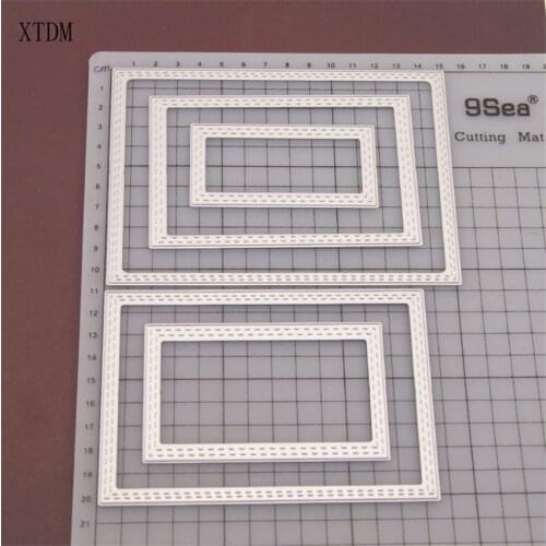 Cutting dies rectangular sleeve metal crafts paper die-cutting /DIY embossing, Easter and New Year