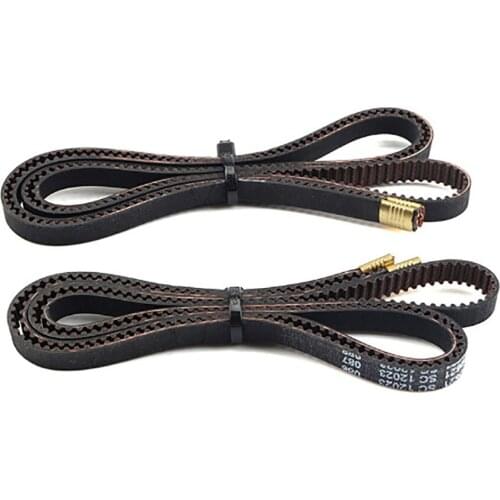 Durable Y-axis X-axis Open Synchronous Belt Timing Rubber Belt with Pressed Copper Buckles for CR-6 SE 2GT-6 3D Printer