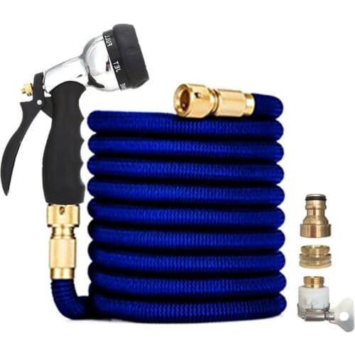 Garden Hose Expandable Water Hose Magic Watering Hose Flexible High Pressure Plastic Pipe Car Wash With Spray Gun Cleaning Tools