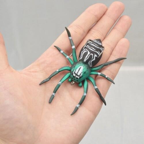 Silicone Realistic Spider Soft Fishing Lures With Double Hook Floating Fish Bait Artificial Fish Lure Fishing Tackle 6g-7cm