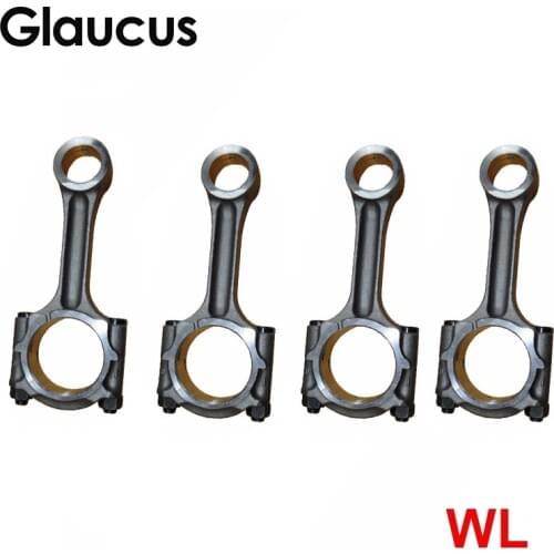 4pcs WL WLT engine connecting rod conrod for Ford Endeavour/Ranger Mazda B2500 2.5D 2.5TD 2499CC 1999- WL54-11-210 WL5411210