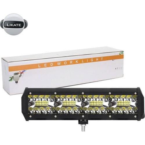 LKT LED Spotlight Floodlight 12V Outdoor For Universal Car 4WD Reflector Fllood Beams Lighting Streetlight Bulbs