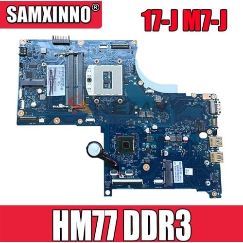 High quality For HP 17-J M7-J Series Laptop Motherboard 720268-501 720268-001 HM77 DDR3 MainBoard 100% Tested Fast Ship