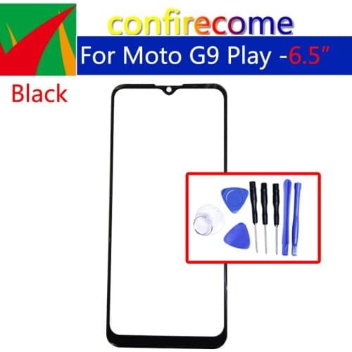 For Motorola Moto G9 Play LCD Front Touch Screen Glass Outer Lens Replacement