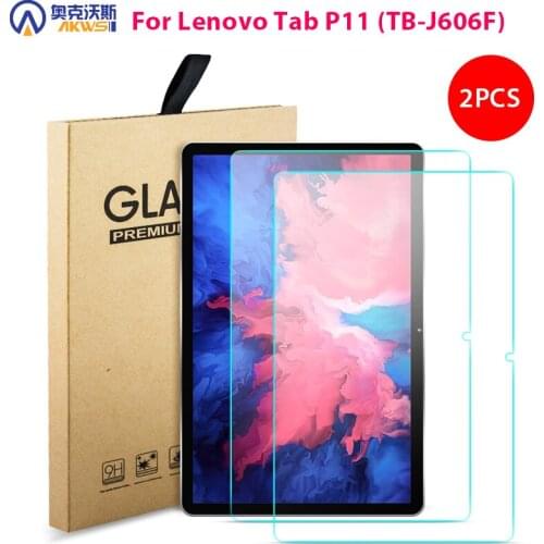 Tempered Glass for Lenovo Tab P11 J606F, Screen Protetor for Tab P11 TB-J606F Scatch Proof Film Ultra Clear Smooth Gaming Guard