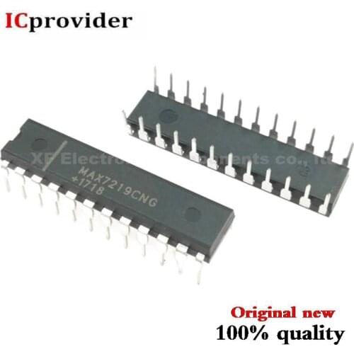 100pcs/lot MAX7219CNG MAX7219 24DIP DIP-24 IC New original