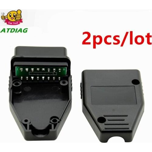 2pcs OBD Male Plug OBD2 16Pin Connector OBD II Adaptor OBDII Connector J1962f OBD2 Connector 1962 in stock Free Shipping