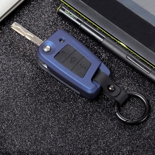 2020 ABS Carbon Fiber Silica Gel Key Case for car Full-encircling for VW Golf-7 Tiguan-L POLO Folding interior accessories