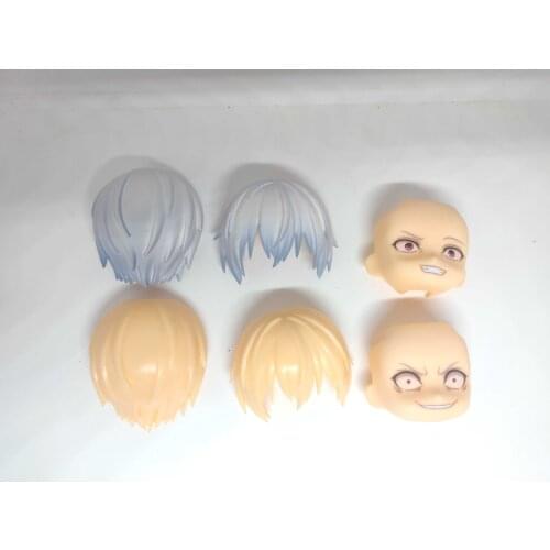 GSC clay man divided corpse hair white membrane with color replacement face doll accessories