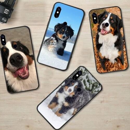Bernese Mountain Dog cute animal Phone Case For Xiaomi Redmi Note 4 4x 5 6 7 8 pro S2 PLUS 6A PRO coque shell funda hull