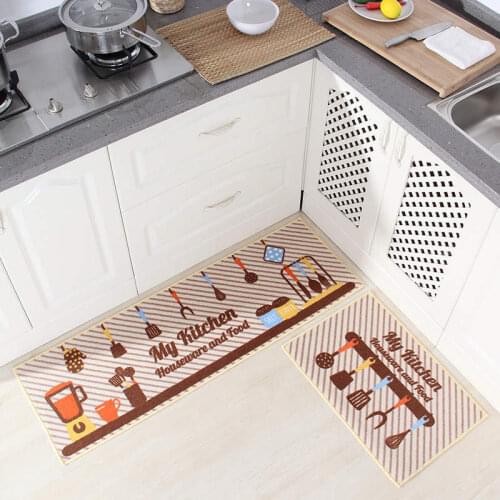 GJ Kitchen Mat Bath Carpet Floor Mat Washable Durable Home Entrance Doormat Bathroom Carpet Living Room Decorative Bedroom Rugs