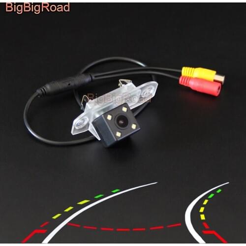 BigBigRoad For Volvo S40 S60 S80 XC90 XC60 V60 S80L S60L S40L Car Intelligent Dynamic Trajectory Tracks Rear View CCD Camera