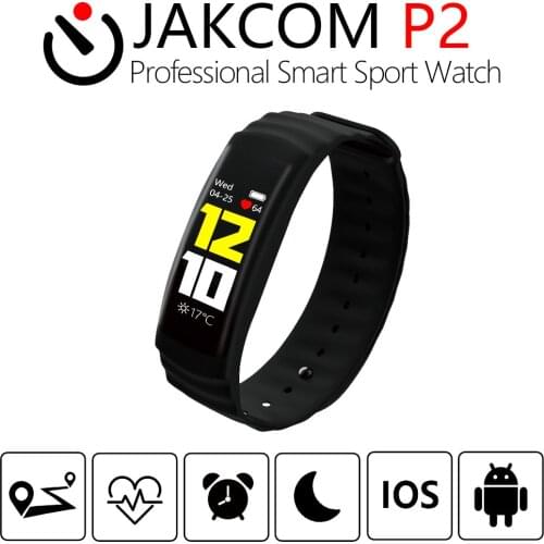 JAKCOM P2 Professional Smart Sport band with color touch screen Heart Rate tracker Blood Pressure Monitoring IP67 Waterproof