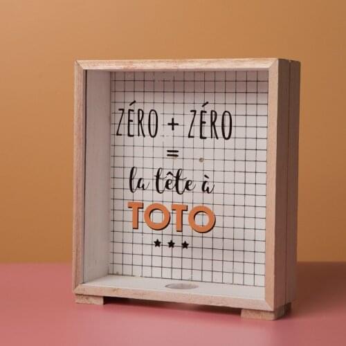 Creative Large Piggy Bank Adult Children Shatter-resistant Piggy Bank Paper Money Wood Cute Personality Piggy Bank Female