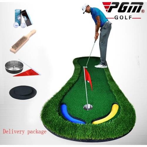 2020 Indoor PGM Golf Putting Green Putter Exerciser Home Exercise Portable Office Mini Grass Green Exercise Blanket Fairway Set
